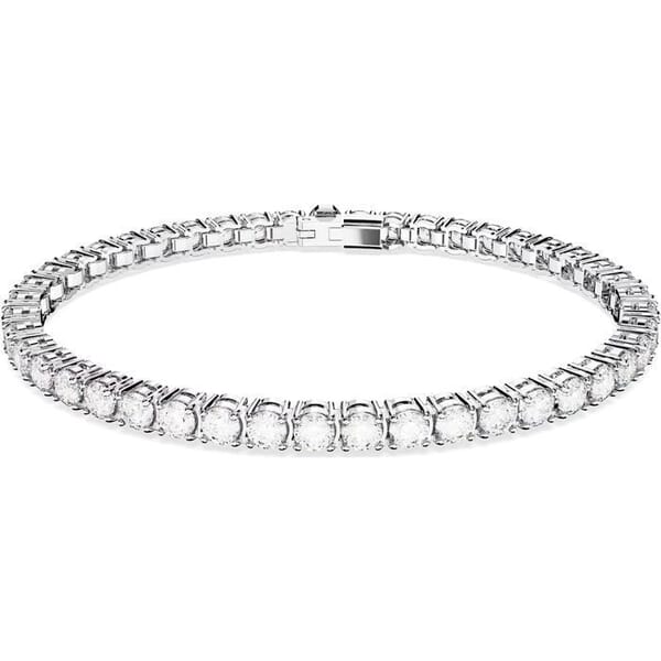 Swarovski armband Matrix Tennis, hvitt - 5648937